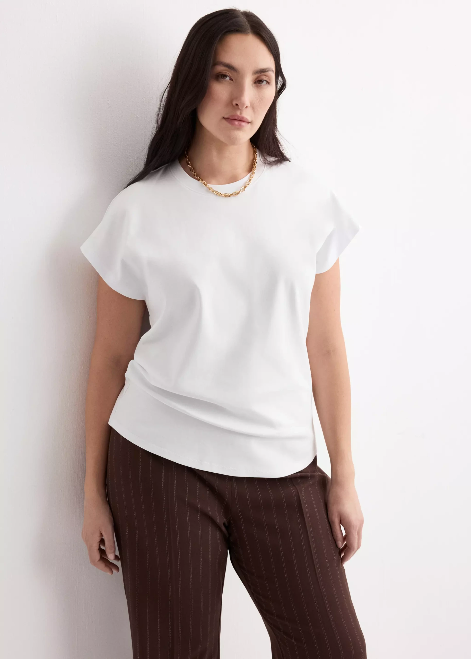 Short-Sleeved Cotton T-Shirt - Women | Mango Usa