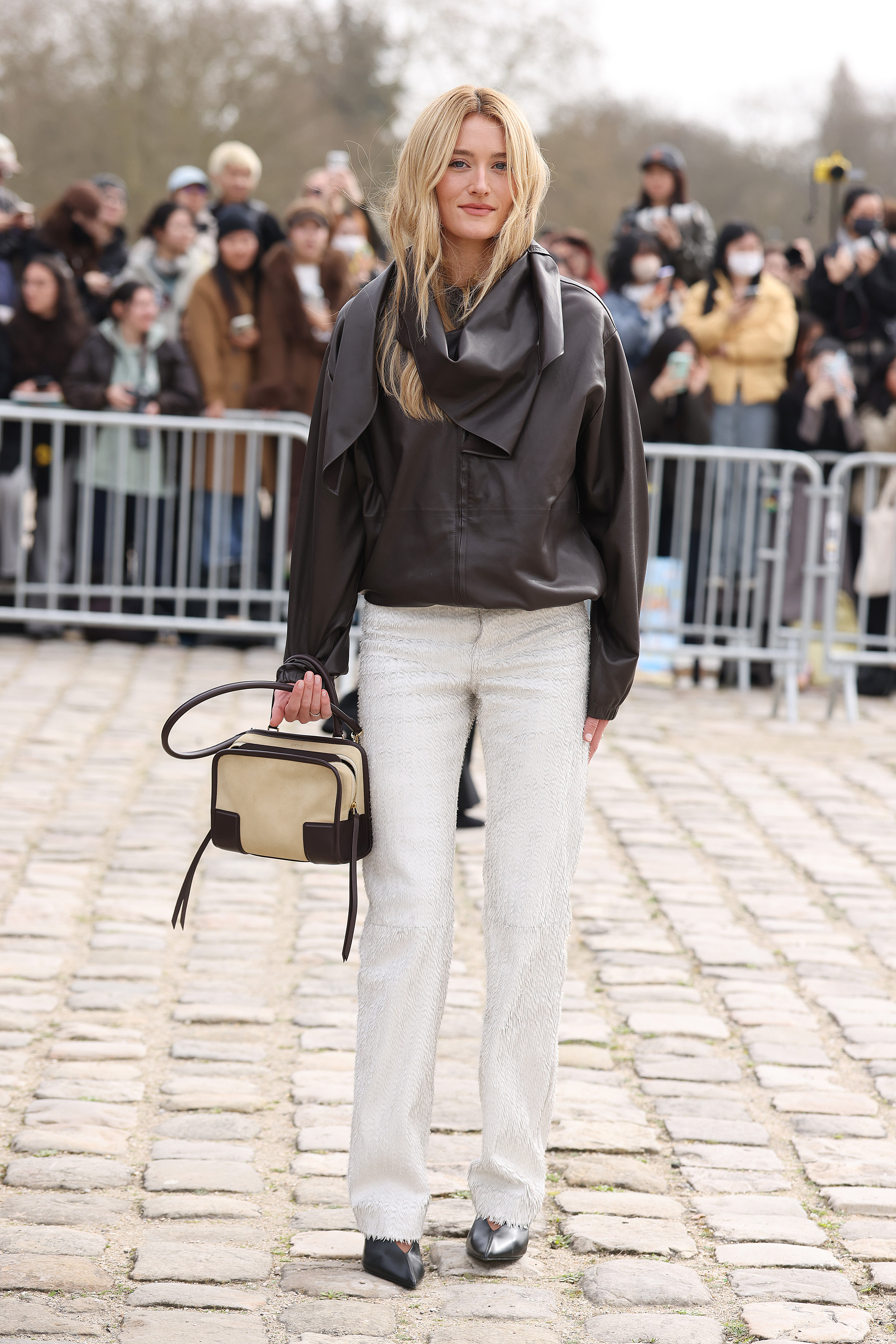 Celebrity wearing a bag
