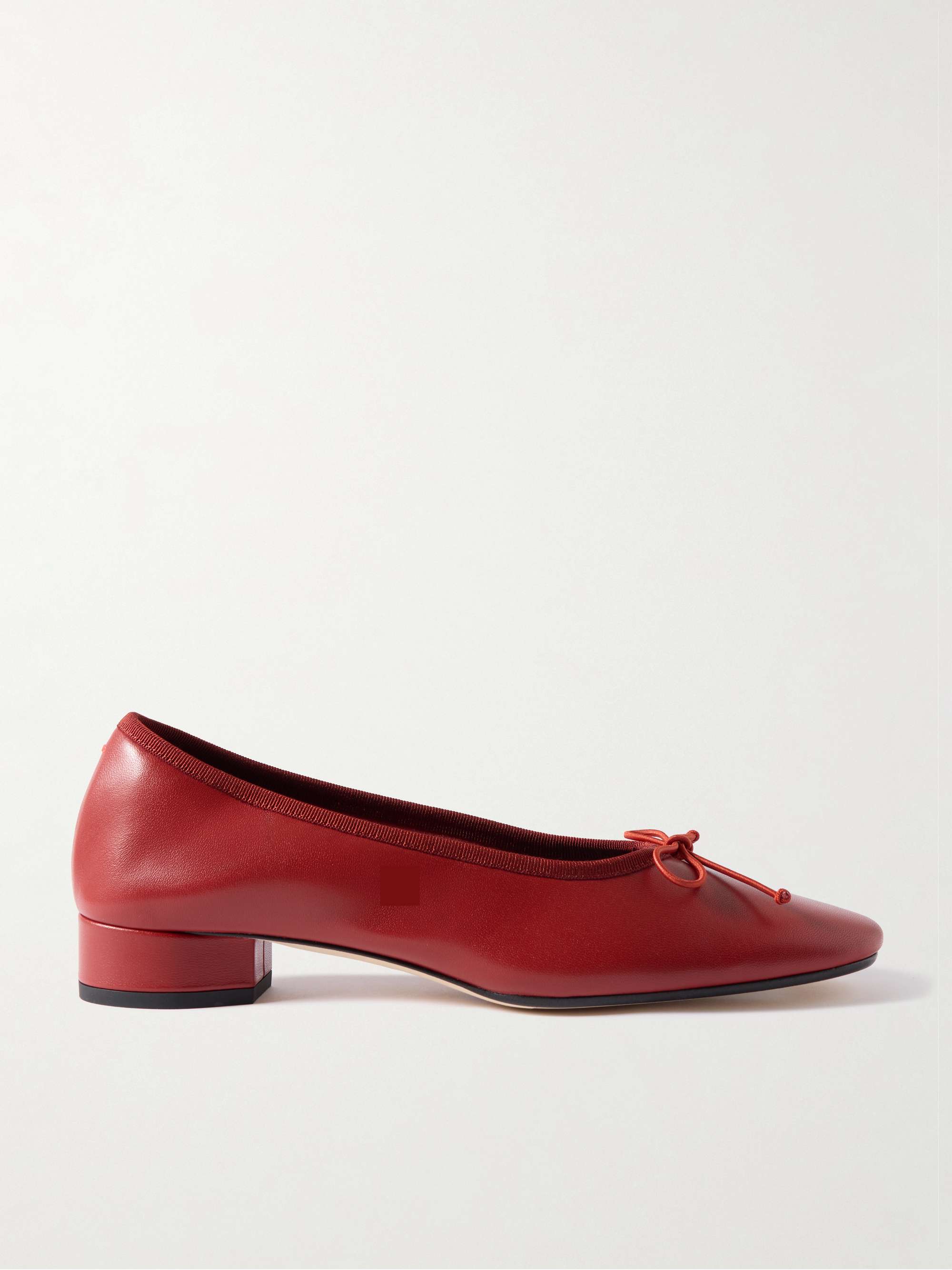 Onda Bow-Detailed Leather Pumps