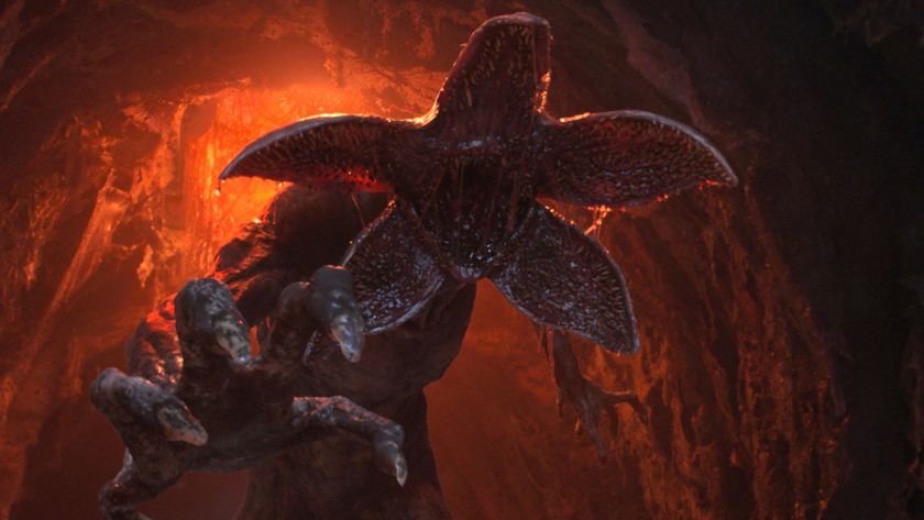 Demogorgon reaching from the upside down in Stranger Things 5