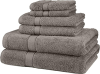 Amazon Brand – Pinzon 6 Piece Blended Egyptian Cotton Bath Towel Set | Was $52.10, now $27.49 (save $24.61) at Amazon