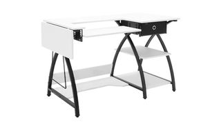 The best craft tables, a product shot of the Comet sewing table on a white background