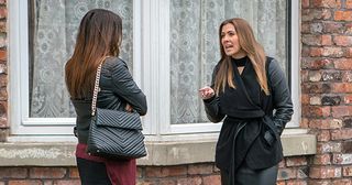 After ignoring Carla's calls, later on, Michelle and Carla cross paths in the street. Michelle launches another attack on her sister-in-law.