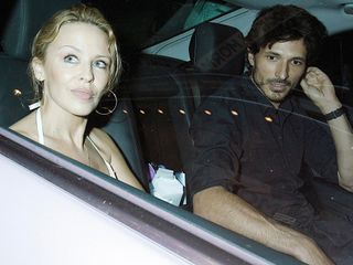 Kylie Minogue on a dinner date with boyfriend Andres Velencoso