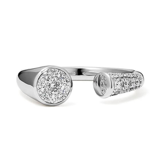 Olena Diamond Open Ring