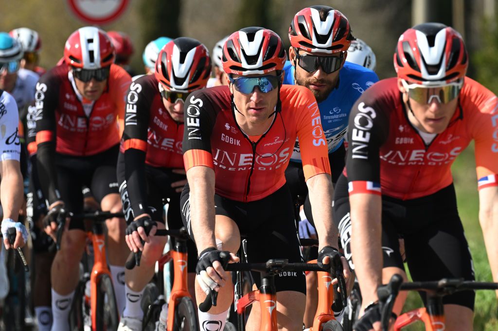 Tirreno-Adriatico stage 2: Ineos Grenadiers defend Filippo Ganna's overall lead