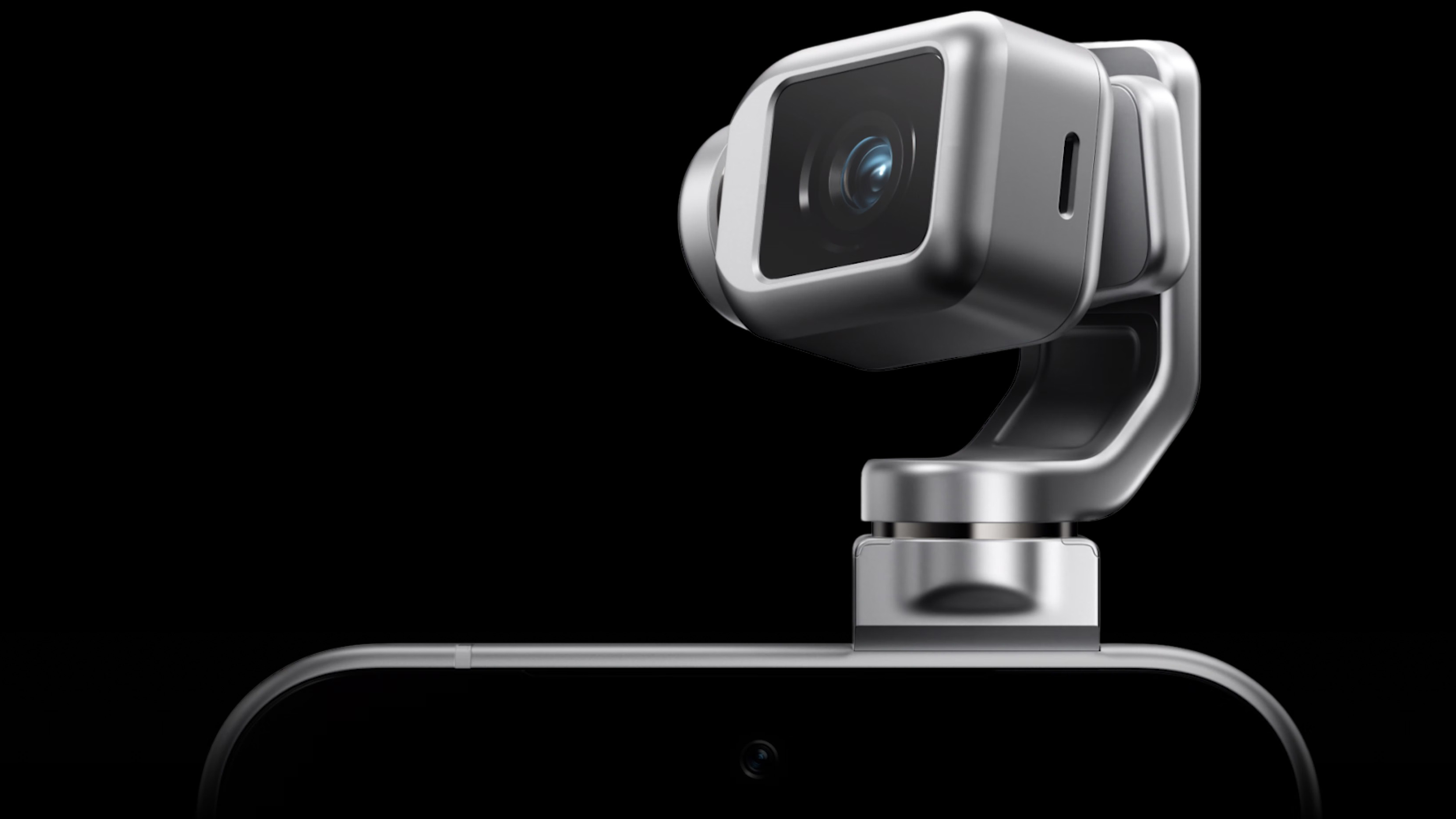 Honor Robot Phone with gimbal unfolded