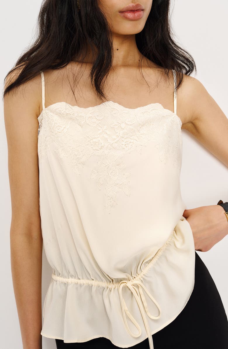 Silvia Tie Waist Silk Camisole
