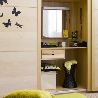 in wardrobe dressing table