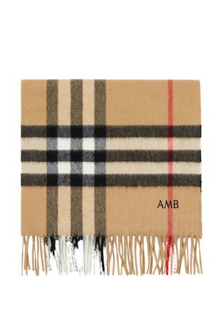 Burberry Check Cashmere Scarf