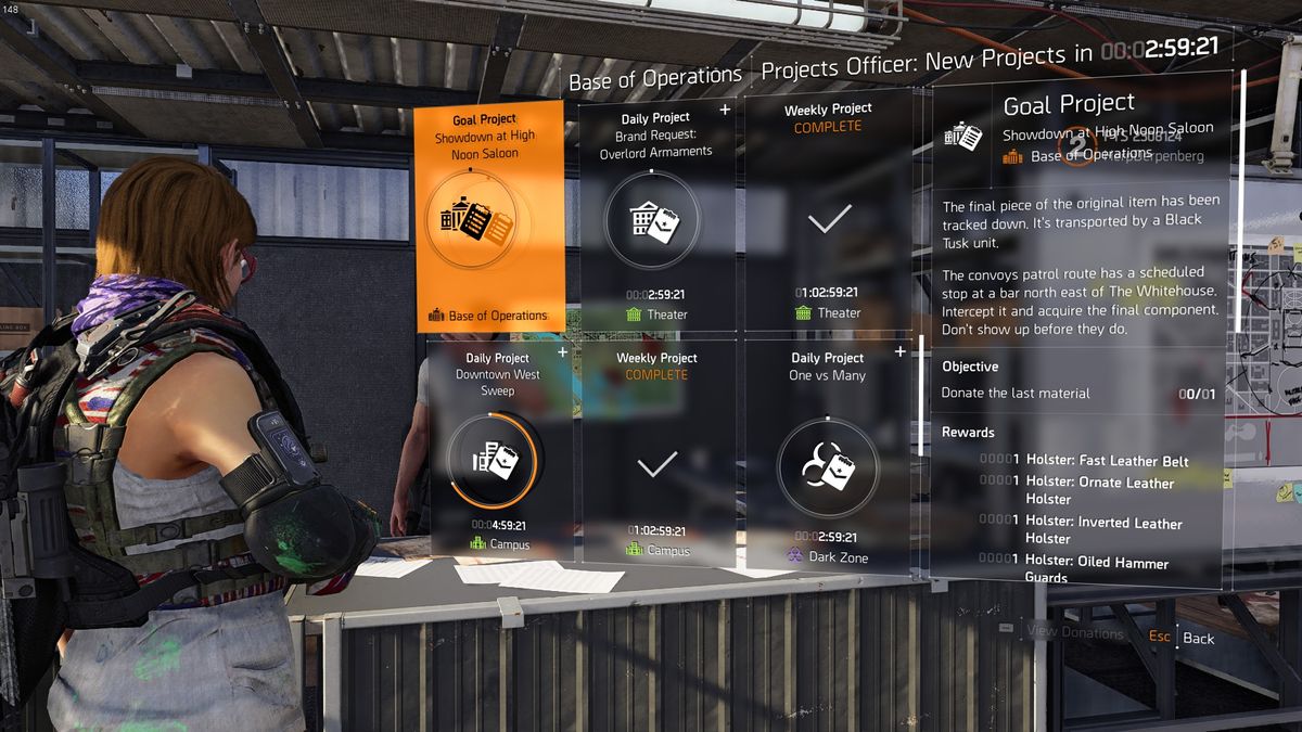 Division 2 Exotic Holster How to get the Dodge City Gunslinger’s