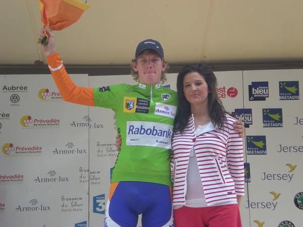 Jetse Bol (Rabobank Continental) leads the points classification as well as the overall classification after three stages in the Tour de Bretagne.