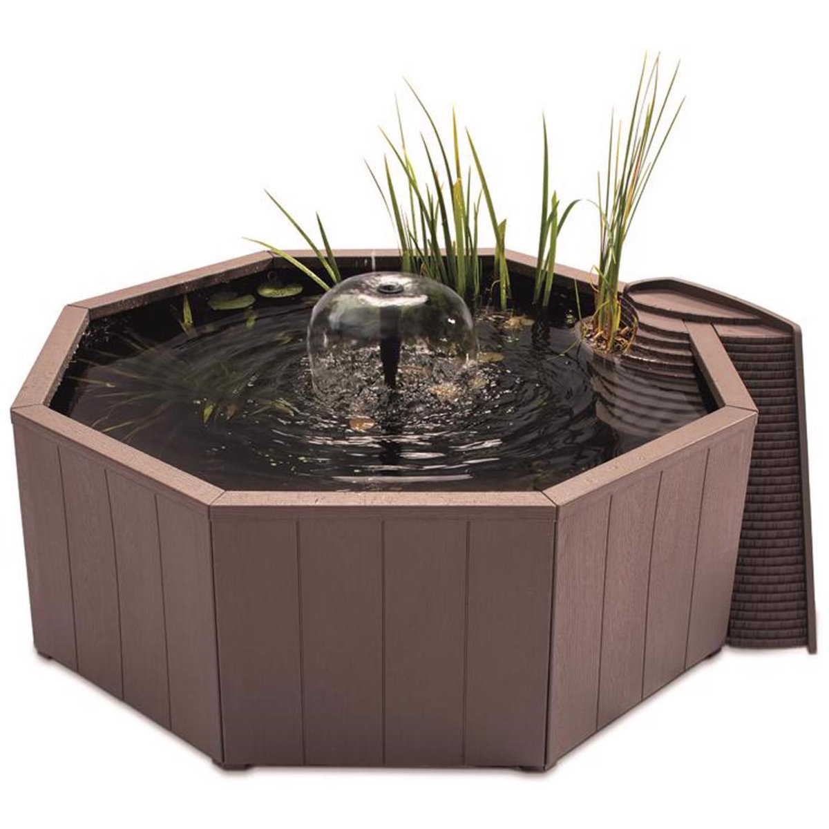 Trinx Aquagarden 50 Gal Resin Pond Kit | Wayfair