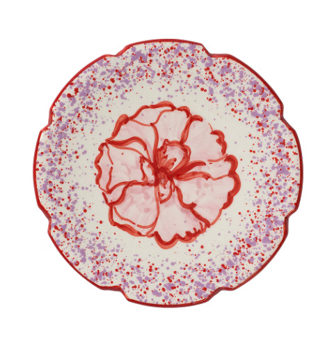 floral plate