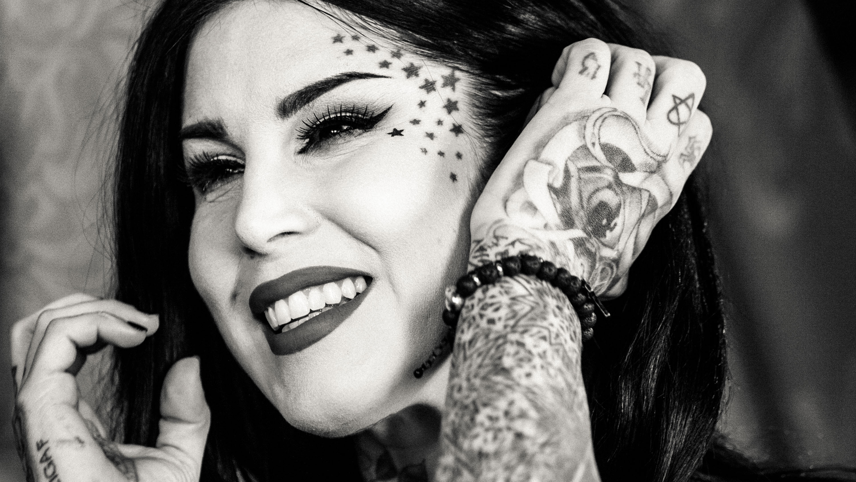 Kat Von D at  Sephora, C.so Vittorio Emanuele Milan on April 8, 2017 in Milan, Italy.  (Photo by Rosdiana Ciaravolo/Getty Images)