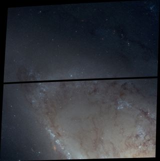 Messier 106, hubble images