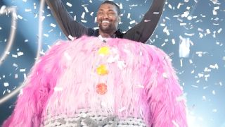 Metta World Peace as the Cuddle Monster on The Masked Singer