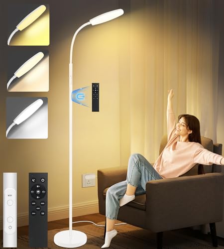 Lansuper 10000 Lux Light Therapy Happy Lamp, Uv-Free Sunlight Floor Lamp