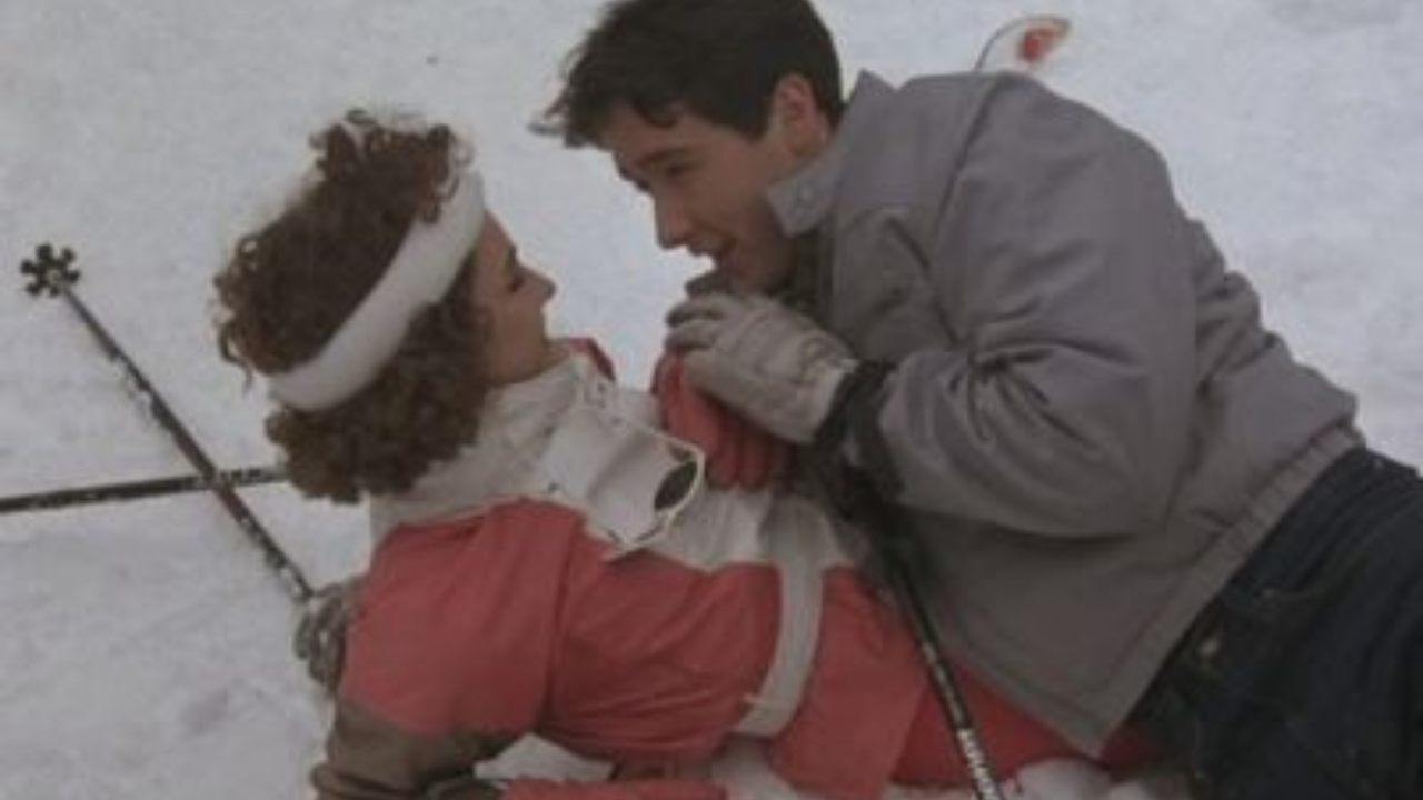 Diane Franklin and John Cusack in Better Off Dead