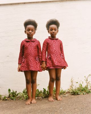 Bex Day Children of Covid photography series Portrait of Eleora and Eliana