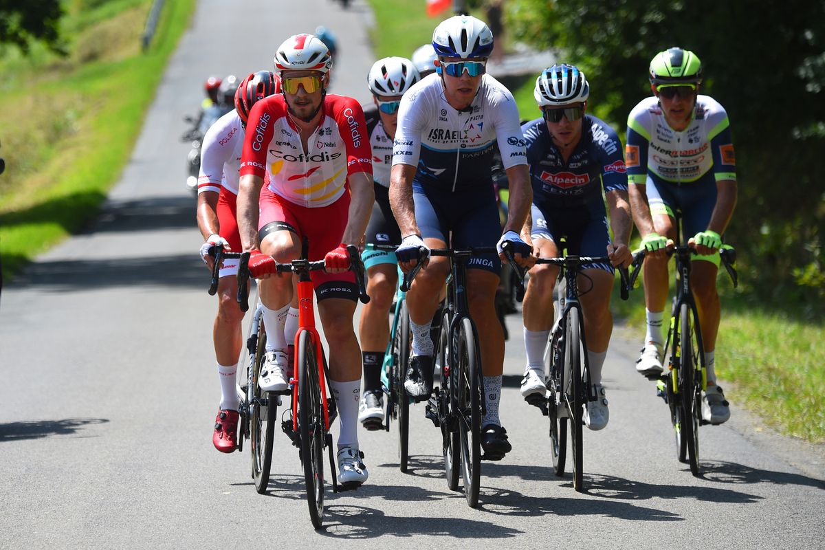 Tour de Pologne 2021 78th Edition 3rd stage Sanok Rzeszow 2264 km 11082021 Tom Bohli SUI Cofidis Norman Vahtra EST Israel StartUp Nation photo Dario BelingheriBettiniPhoto2021