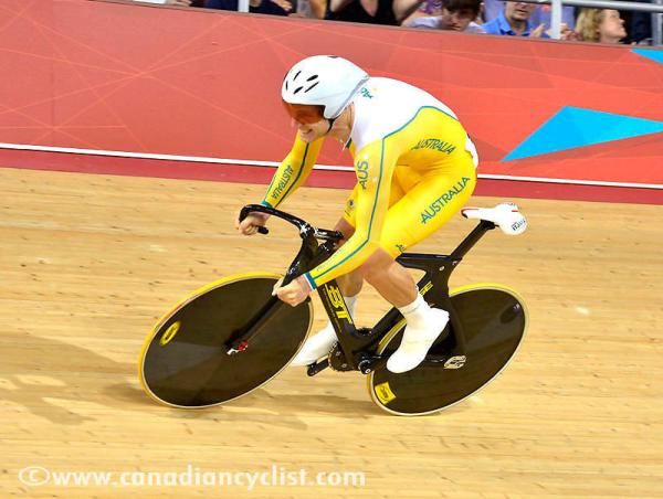 Glenn O'Shea (Australia) during the flying 250 in the men's omnium