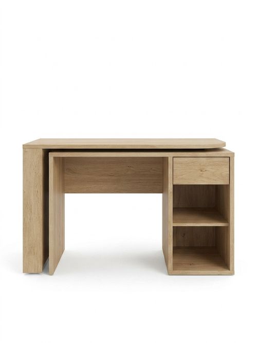 Malik Double Swivel Storage Desk
