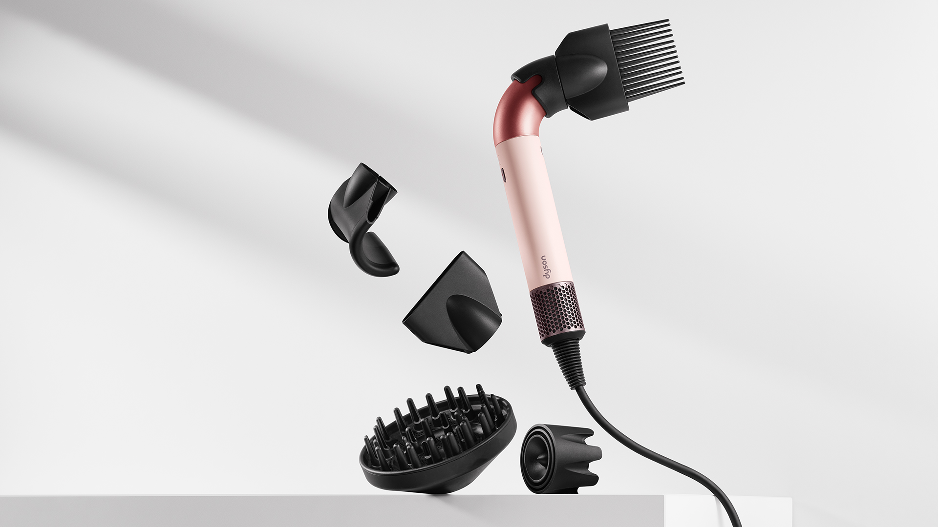 Dyson Supersonic r hair dryer and attachments