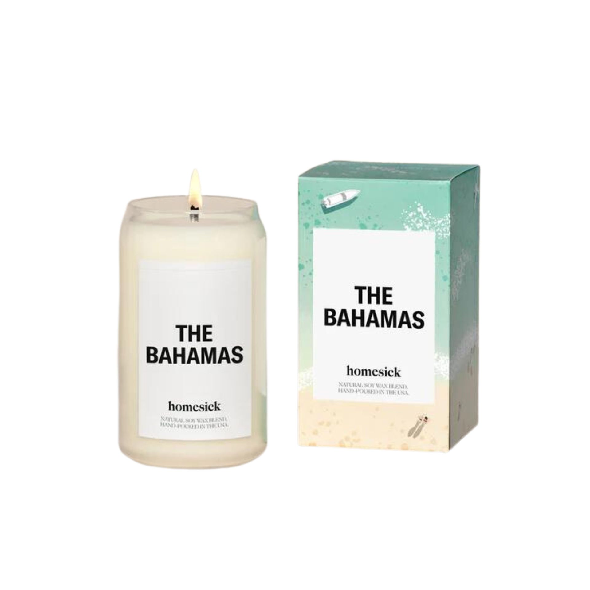 Lilin putih dengan kemasan