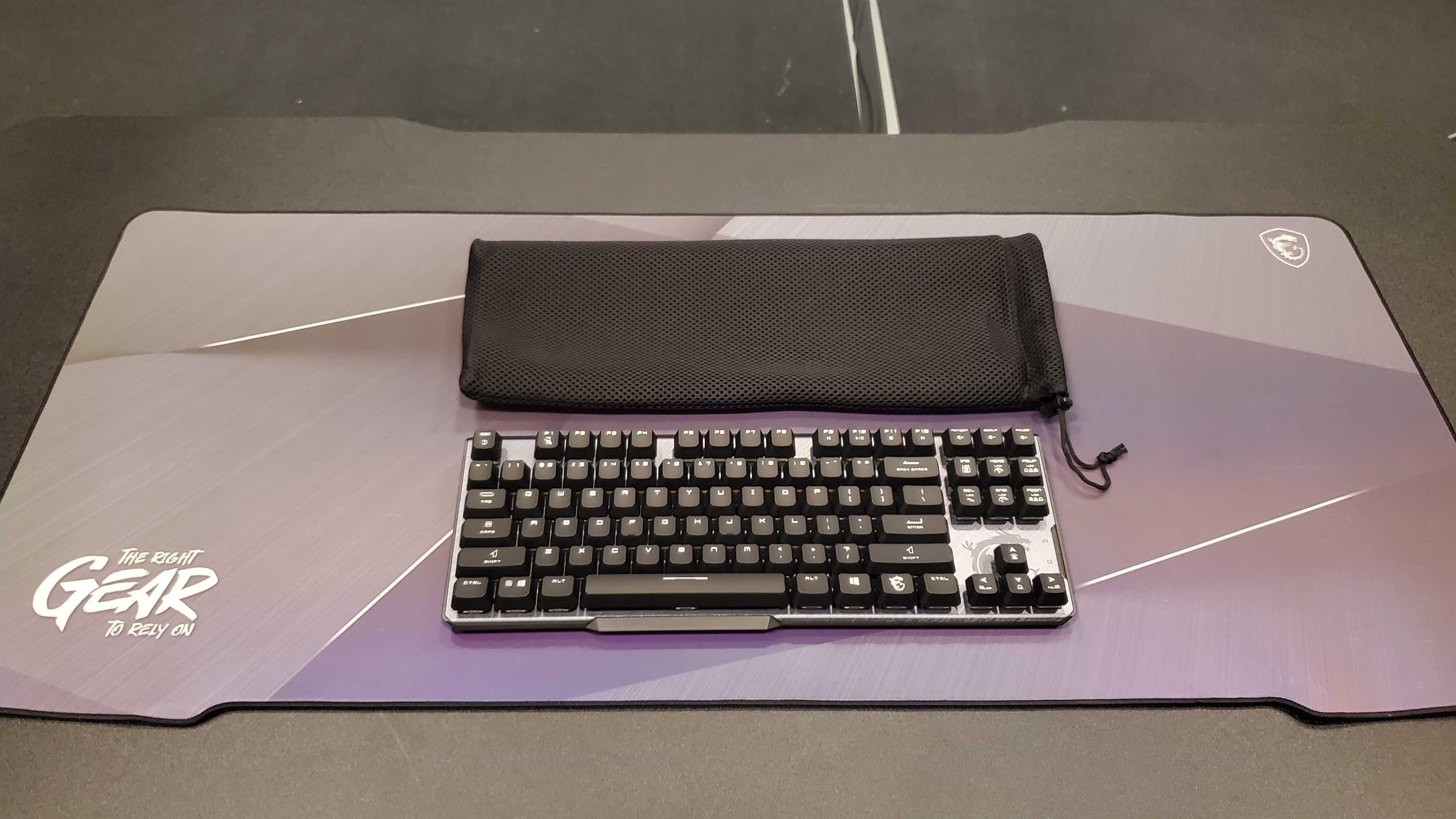 a black mechanical gaming keyboard