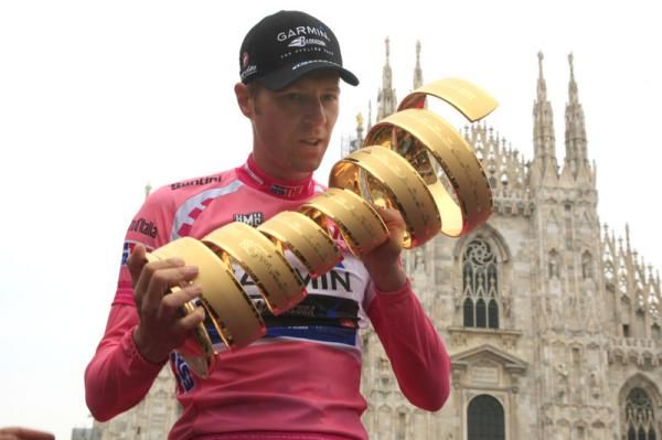Ryder Hesjedal (Garmin - Barracuda) wins the 2012 Giro d'Italia
