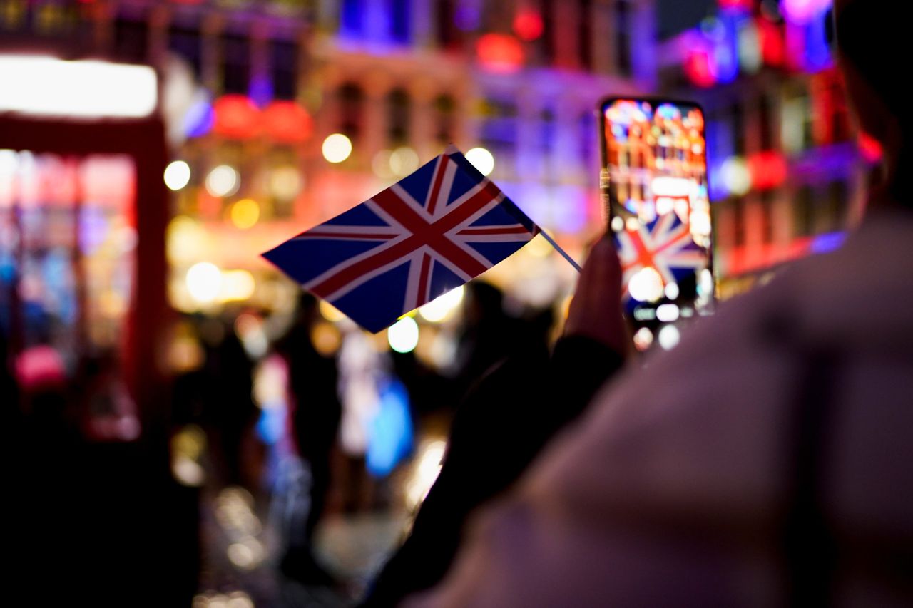 A Union Jack flag