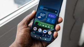 Simple View layout on the Google Pixel 10