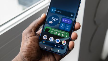 Simple View layout on the Google Pixel 10