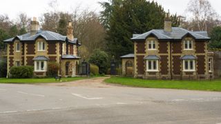 Lodge houses on the Sandringham Estate, Norfolk, UK