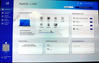BIOS/UEFI menu
