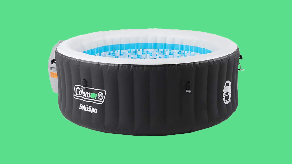 Best Inflatable Hot Tubs: Coleman SaluSpa Portable 4 Person Outdoor Inflatable Hot Tub