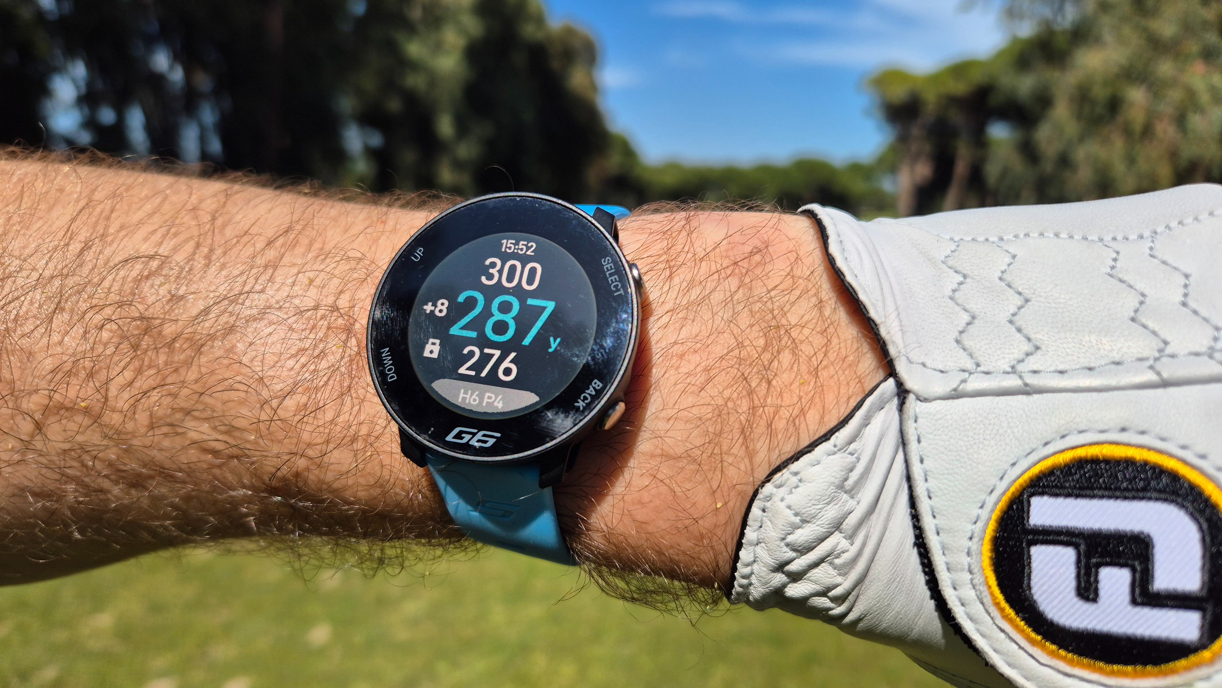 The Shot Scope G6 golf watch