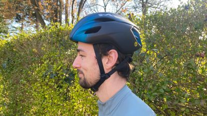 MET Manta MIPS helmet being worn by a male cyclist
