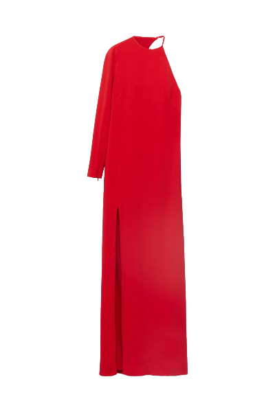 MANGO, Asymmetrical Open-Back Dress 