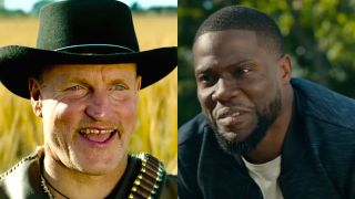 Woody Harrelson in Zombieland: Double Tap and Kevin Hart in Fatherhood