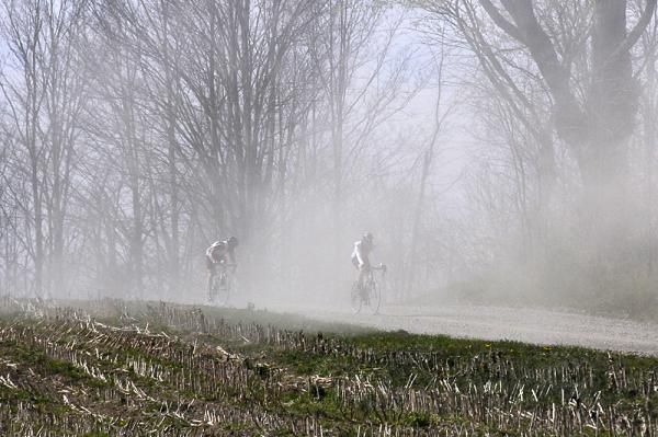 The dust at several locations was very dense