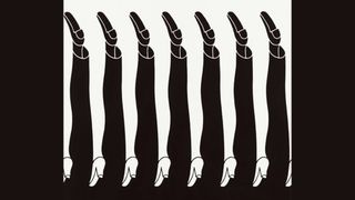 A clever use of negative space by Shigeo Fukuda