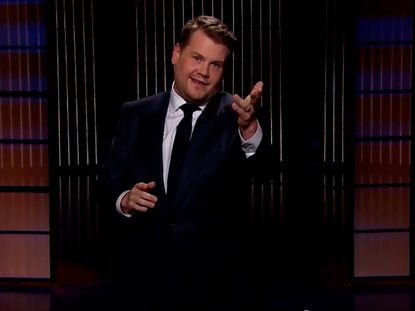 James Corden Mila Kunis and Tom Hanks on the Late Late Show