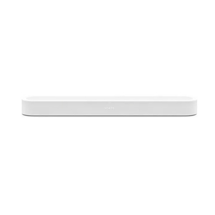 A white Sonos Beam Ultra soundbar on a white background.