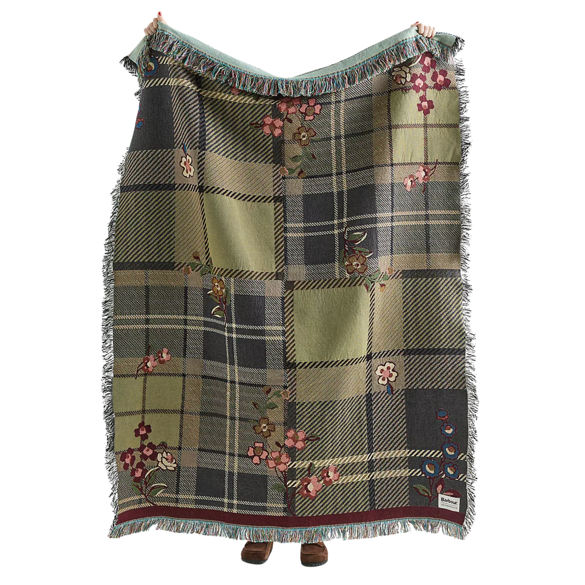 a plaid blanket