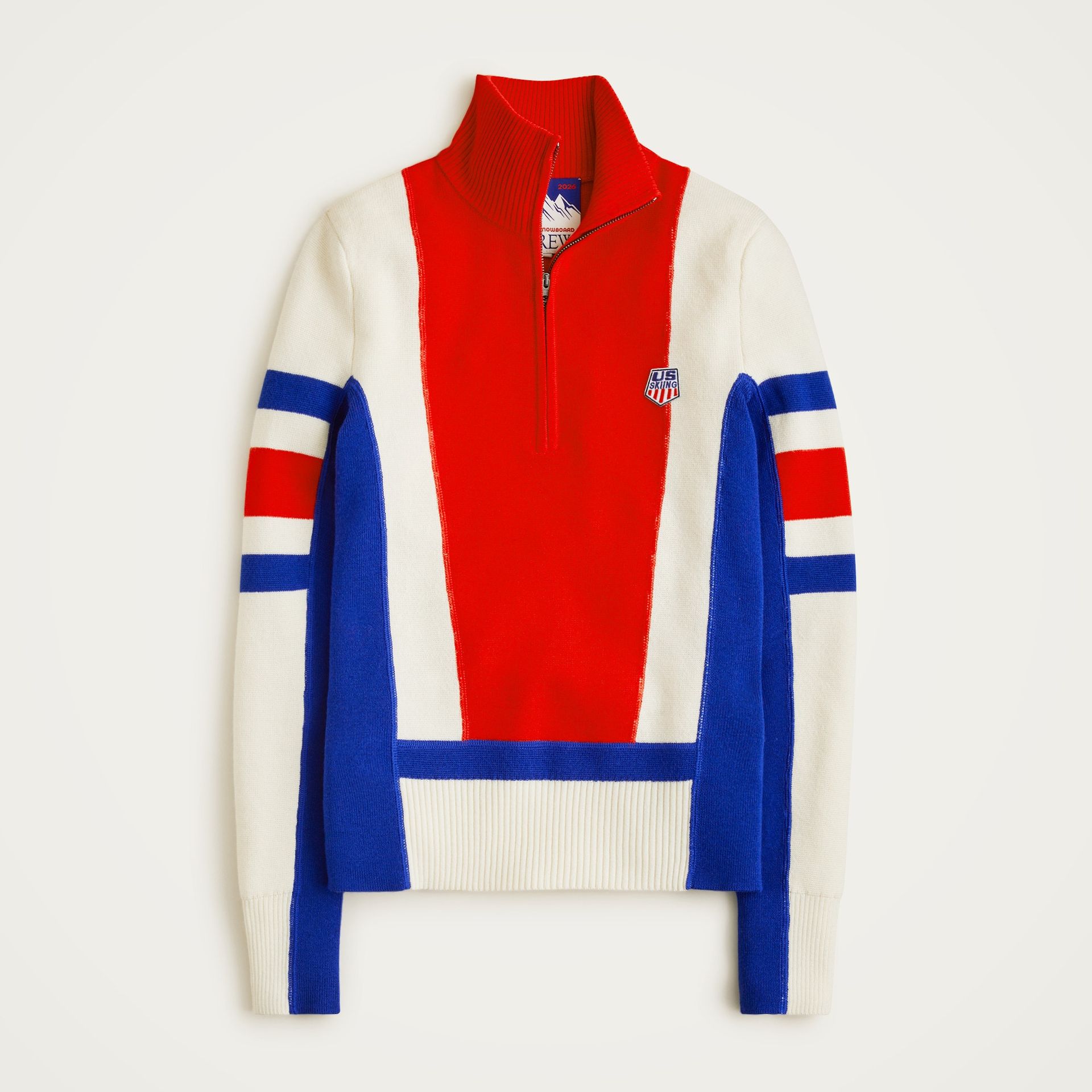 U.s. Ski & Snowboard by J.crew Graphic Quarter-Zip Sweater in Vintage Wool