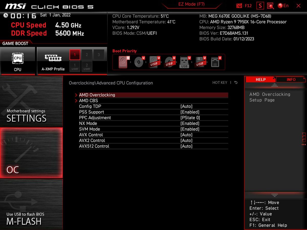 MSI X670E Godlike