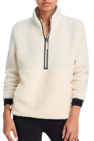 Libby Sherpa Half Zip Top