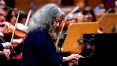 Argentinian pianist Martha Argerich 